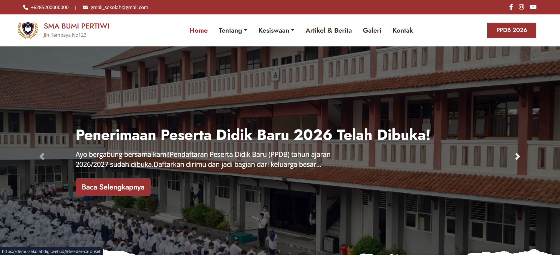 CMS + PPDB SEKOLAH V 2.2